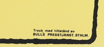 Moomin, offsetposter, "Oj".