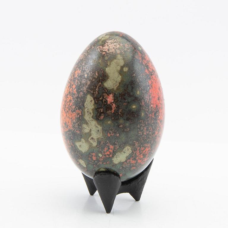 Hans Hedberg, skulptur, fajans, ägg, Biot, Frankrike.