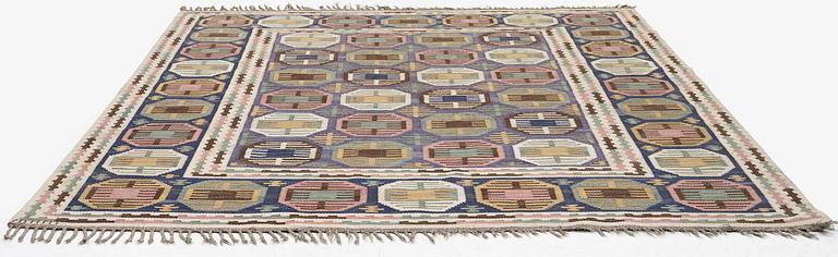 Märta Måås-Fjetterström, a carpet, 'Dukater', flat weave, c. 315 x 250 cm, signed AB MMF.