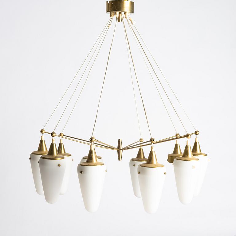 Hans-Agne Jakobsson, An imposing ceiling lamp, Hans-Agne Jakobsson AB, Markaryd, 1950s.
