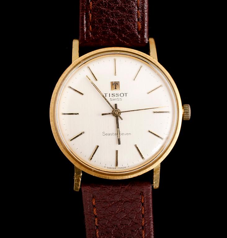 ARMBANDSUR, guld, Tissot, Schweiz, 1900-talets andra hälft.