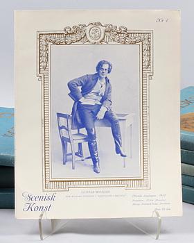 PARTI LITTERATUR OCH TIDSSKRIFTER, bl.a. Scenisk konst, sekelskiftet 1800/1900-tal.