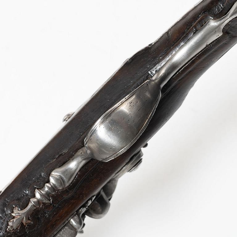 Flintlock pistol, attributed to Angelo Bini, Italy, late 18th century.