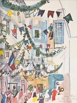 RAOUL DUFY, mapp med 10 collotyper, numr 127/200. 1961.