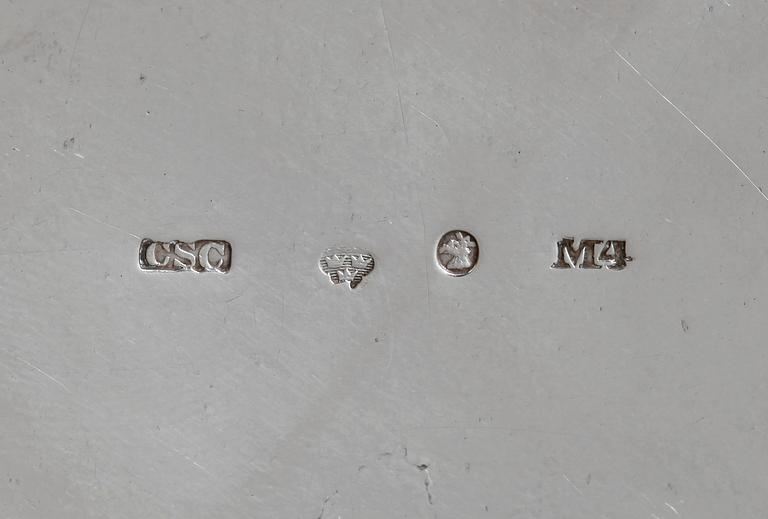 DOSOR (3), silver, Sverige, två st 1942, total vikt ca 200 gr.