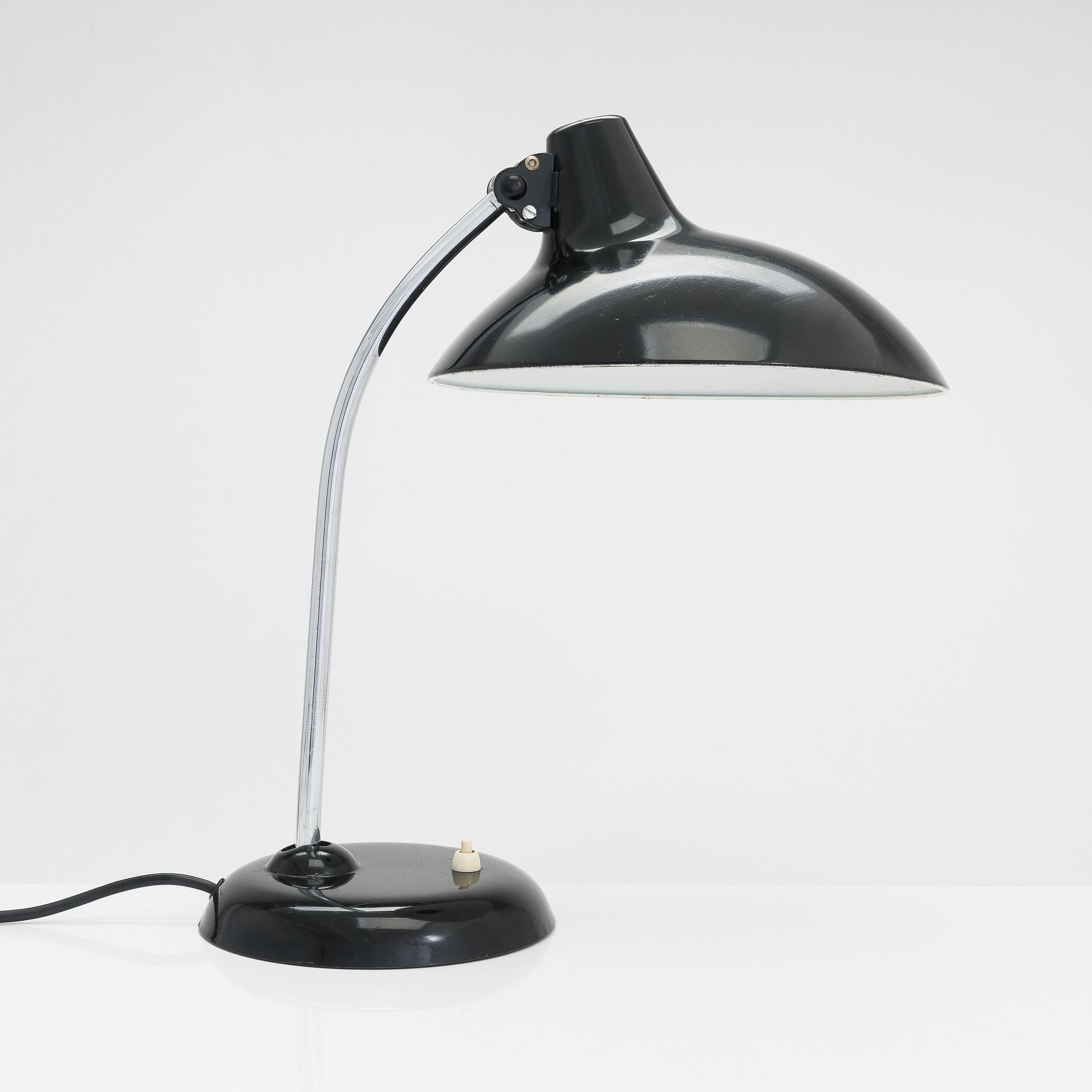 Christian Dell, desk light model 6786, Kaiser Leuchten, Germany mid-20th century.