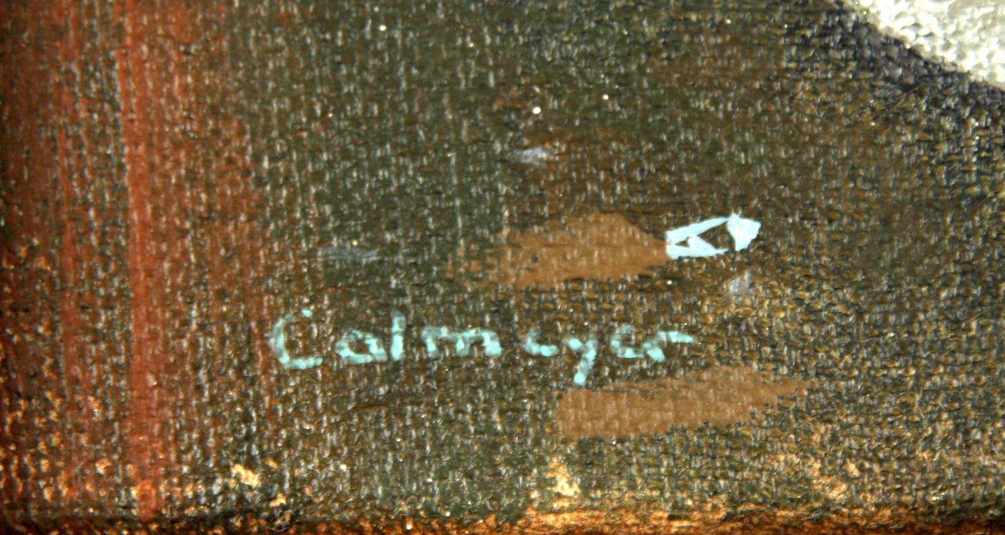 GÖSTA CALMEYER, 2 st, olja på duk, sign.