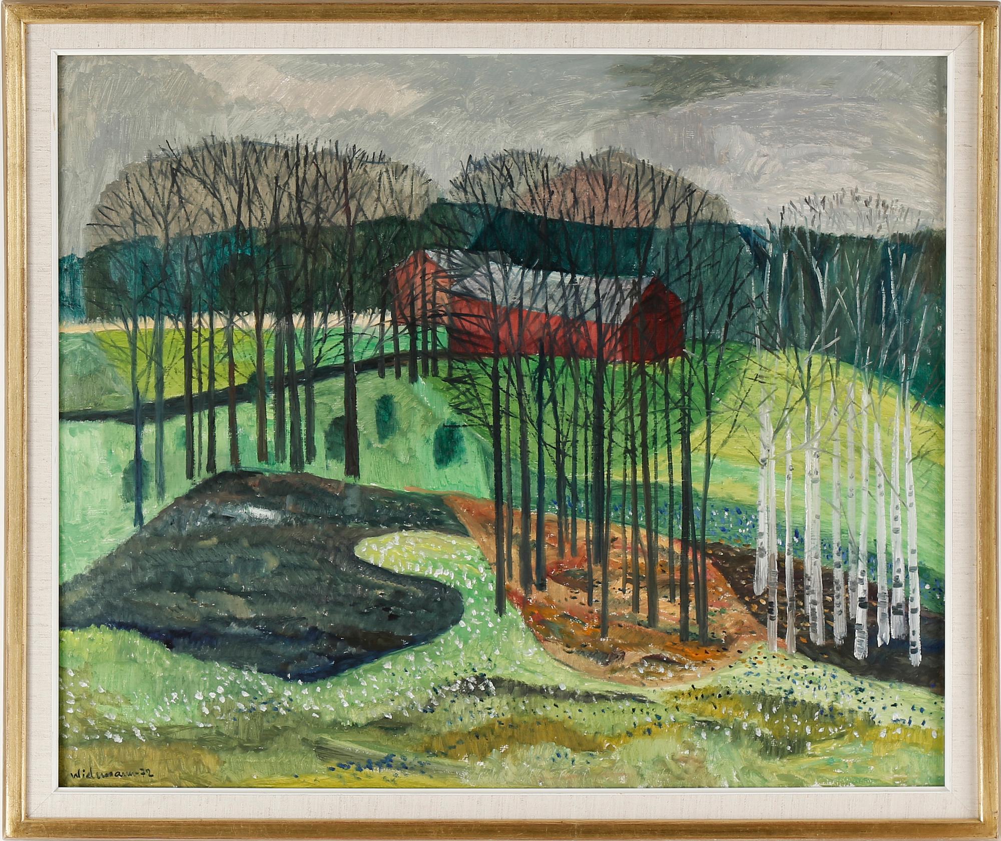 HARRY WICHMANN, olja på pannå, signerad och daterad -72.