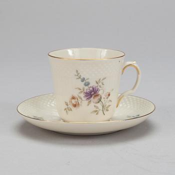 KAHVIKUPPEJA, 8 kpl, posliinia, Royal Copenhagen.