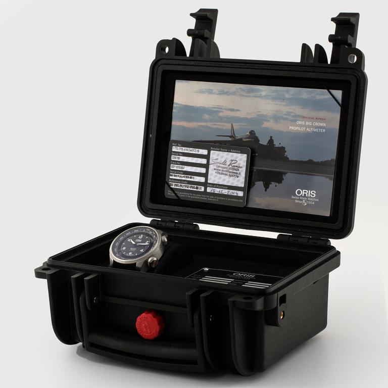 ORIS, Big Crown ProPilot Altimeter, wristwatch, 47 mm.