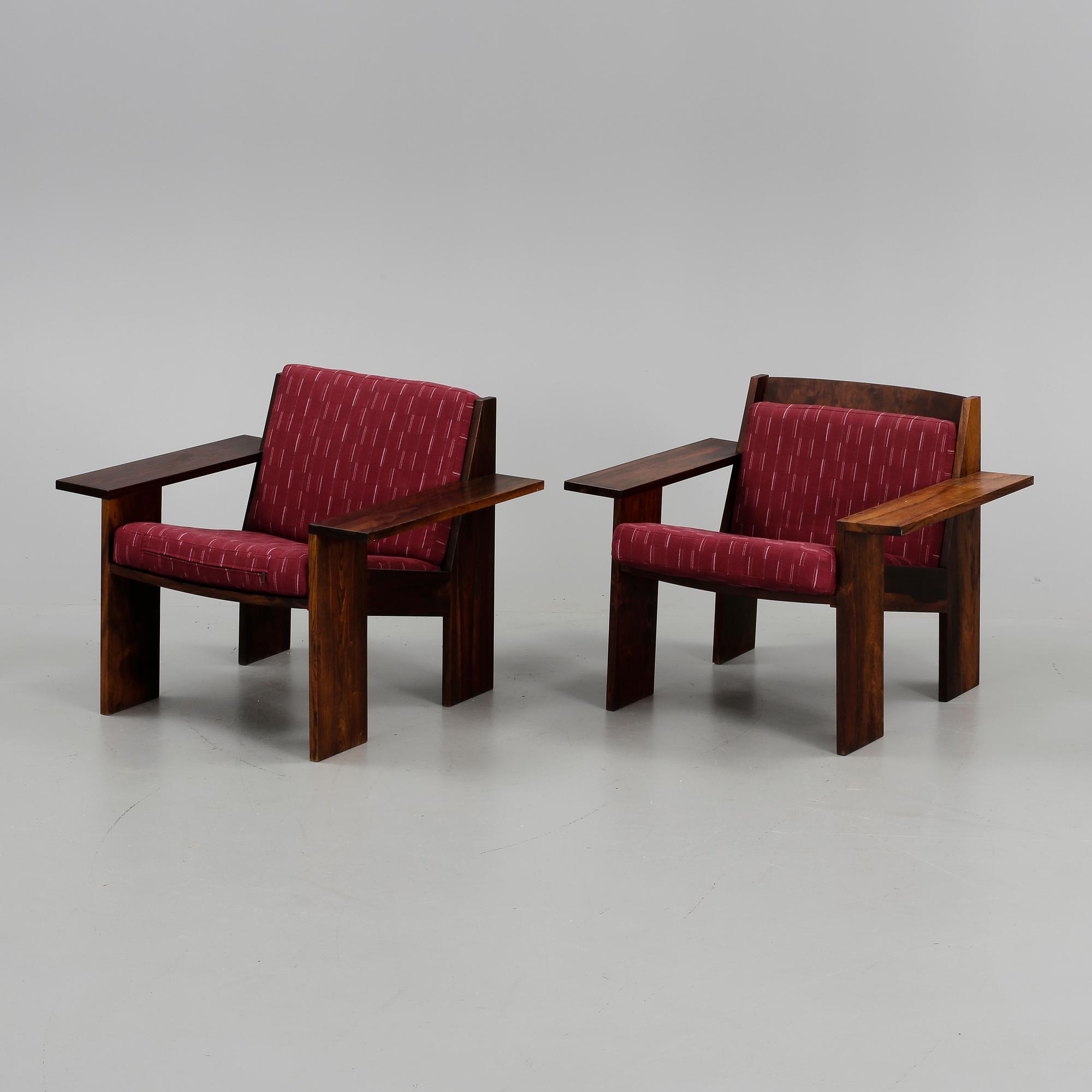 MÖBELGRUPP, 3 delar, Luxus, Vittsjö, Uno & Östen Kristiansson, 1960.