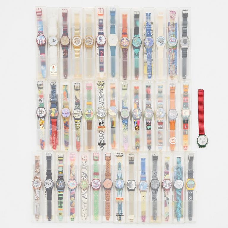 Swatch, a unique collection of Swatch watches from the brand that was founded in 1983.