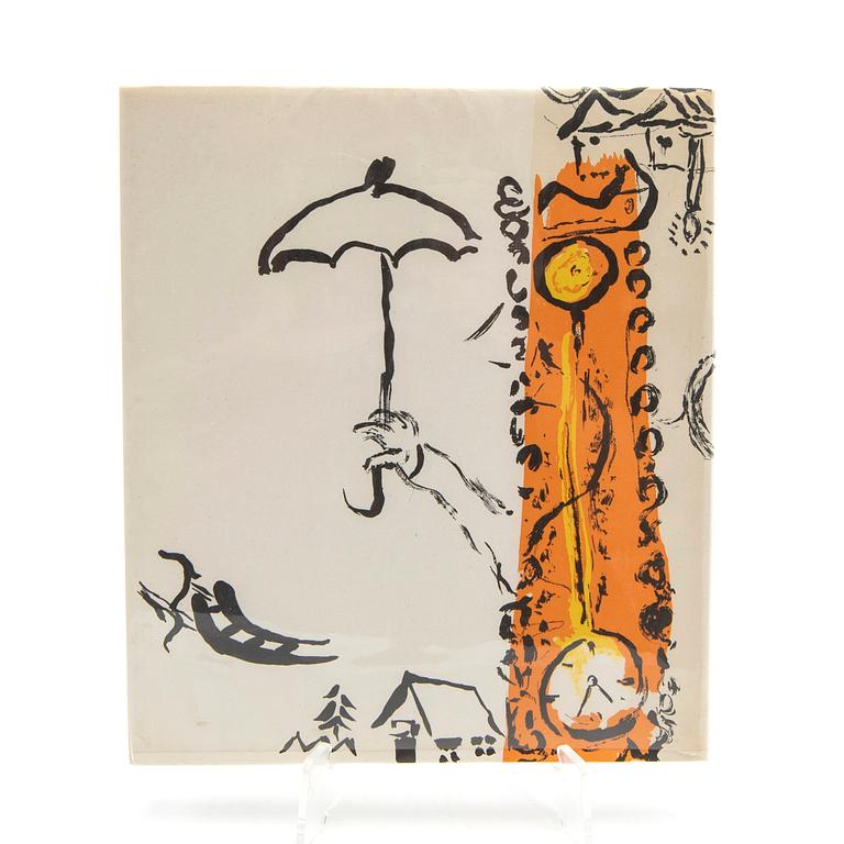 Marc Chagall, Book Jaques Lassaigne, Maeght Éditeur, Paris, 1957, with 15 lithographs.