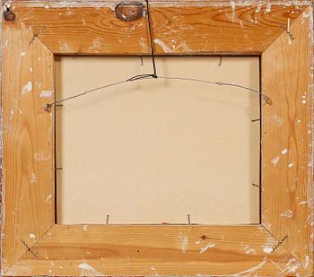 ALY BEN SALEM, gouache på glas, signerad.