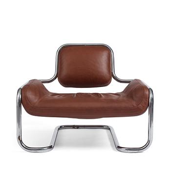 57. Kwok Hoi Chan, a "Limande" easy chair, Steiner, France, 1960-70s.