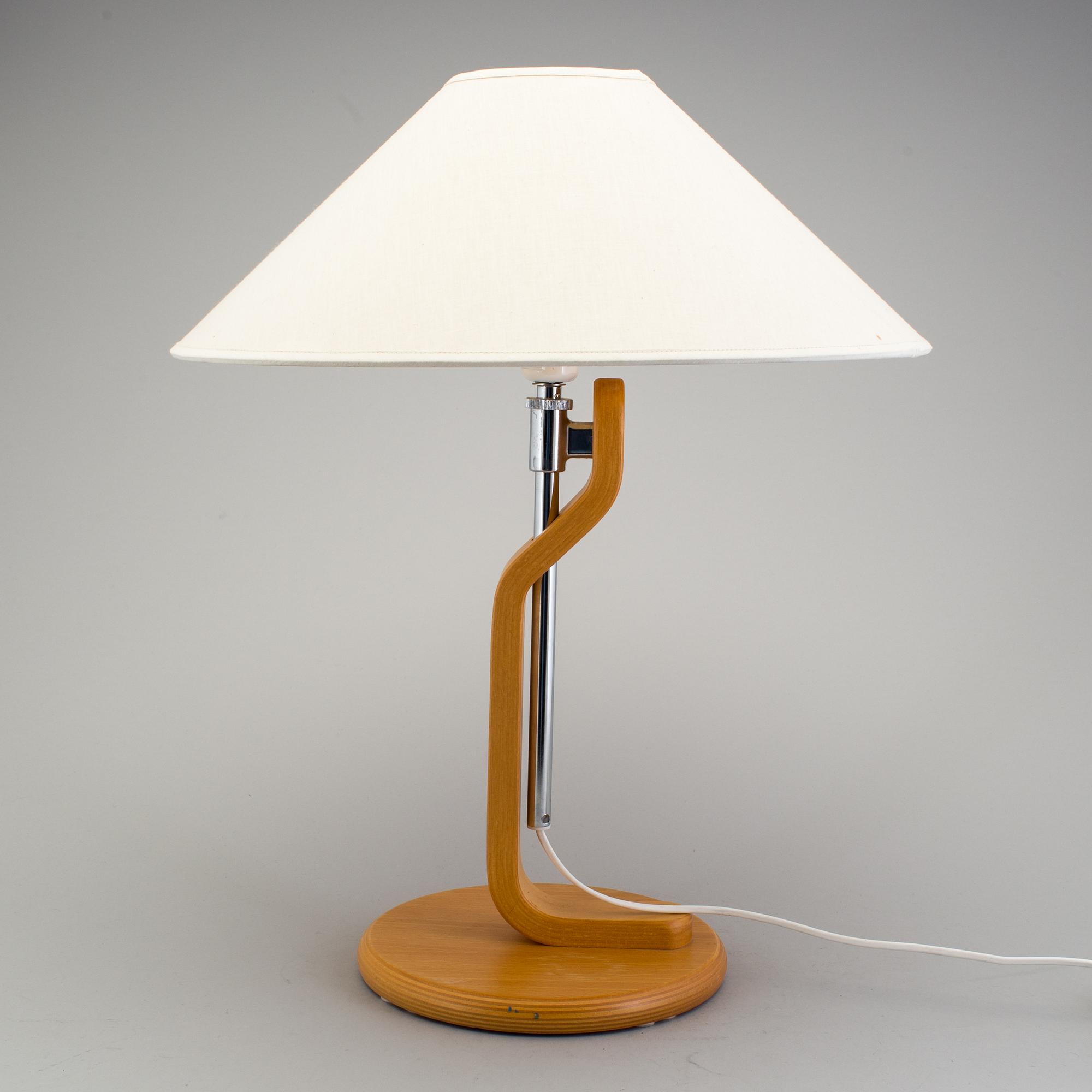 A table and a ceiling lamp "Grevie" by Lars Bessfelt for Ateljé Lyktan, Sweden, 1980´s.