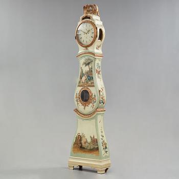 A Swedish Rococo longcase clock by Petter Ernst (clockmaker in Stockholm 1753-1784).