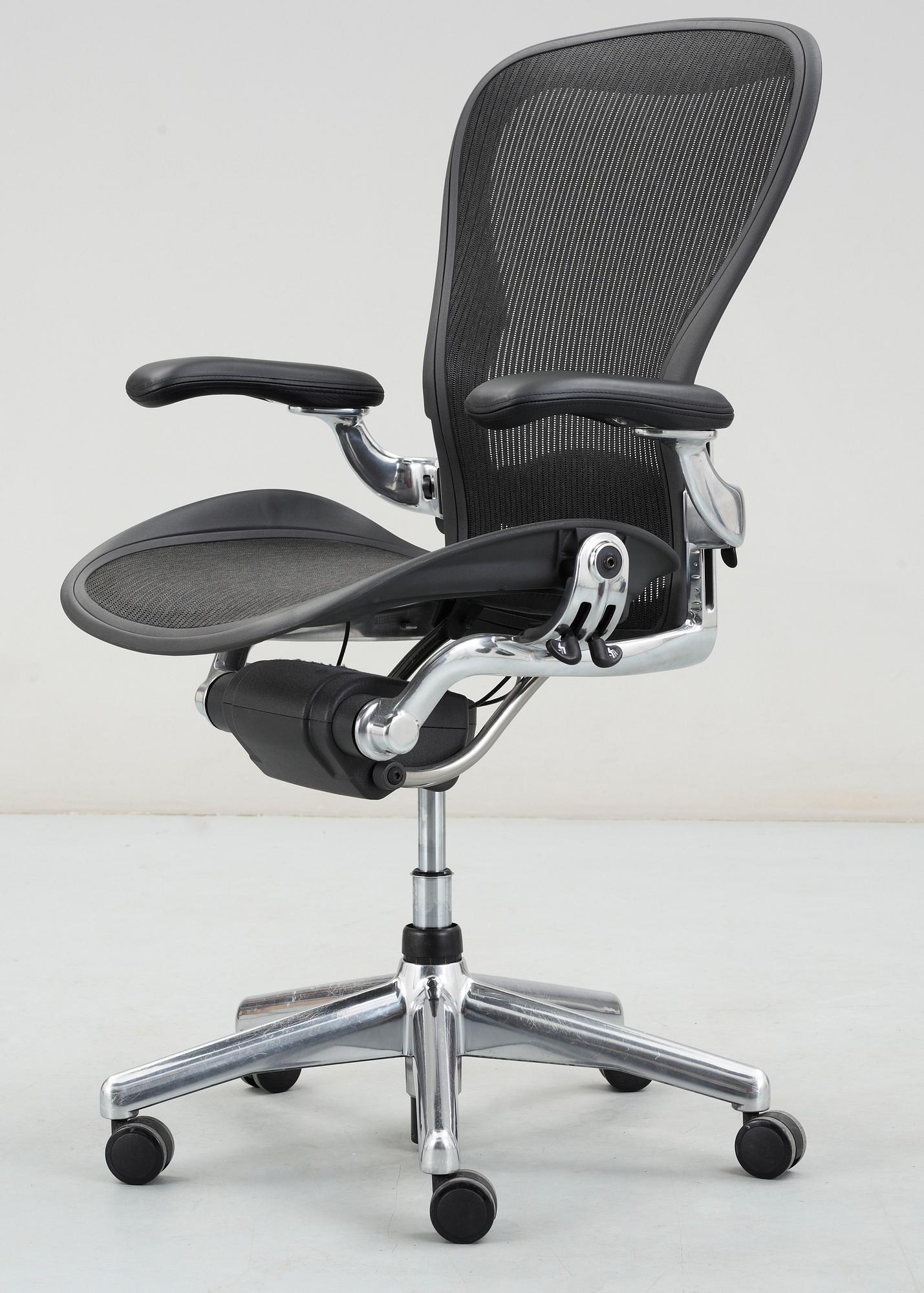 SKRIVBORDSSTOL, "Aeron", Donald Chadwick och Bill Stumpf, Herman Miller, formgiven 1994.
