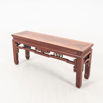 A Chinese 20th century hardwood table.