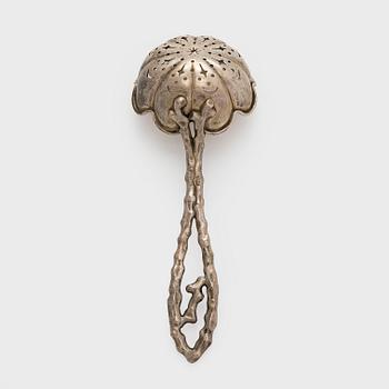 Grachev, a parcel-gilt silver sprinkle spoon, Saint Petersburg, around 1891.