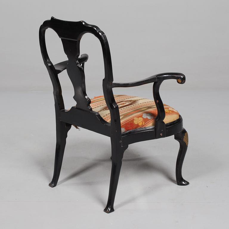 KARMSTOL, rokokostil, 1800-tal.