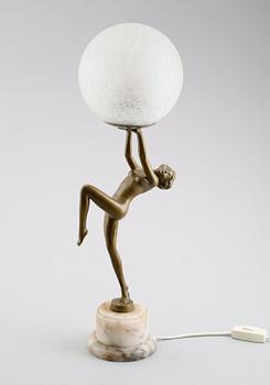 BORDSLAMPA, art déco, 1900-talets första hälft.