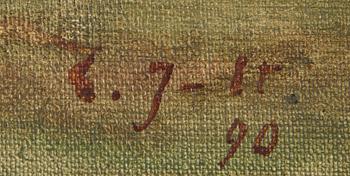 Eero Järnefelt, Gårdstunet.