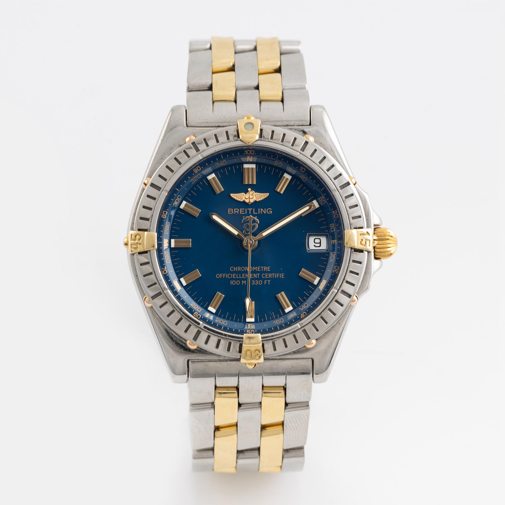 Breitling, Wings, wristwatch, 37,6 mm.