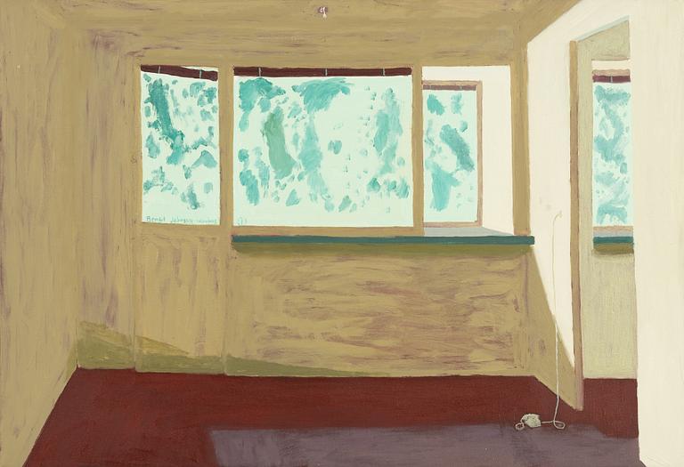 Bengt Jahnsson-Wennberg, triptyk, olja på duk, signerad.