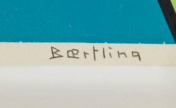 OLLE BAERTLING, färgserigrafi, signerad.