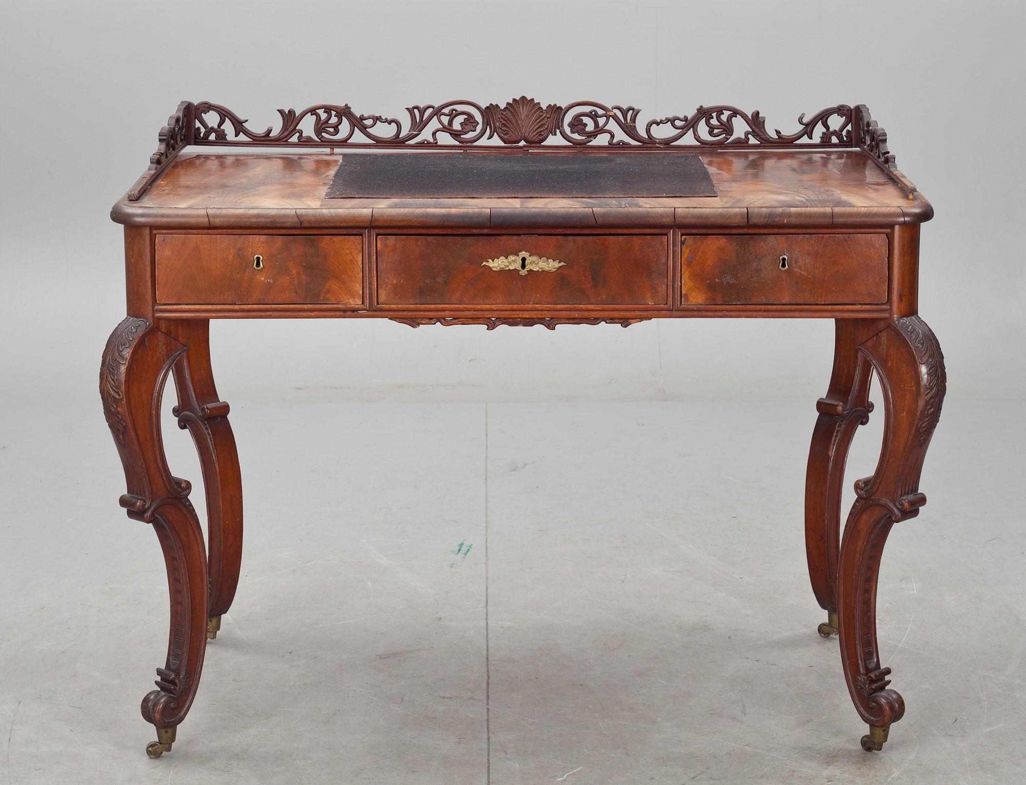 SKRIVBORD, nyrokoko, 1800-tal.
