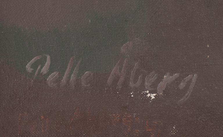 PELLE ÅBERG, olja på duk, sign.