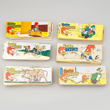 SERIETIDNINGAR, Kalle Anka, fulla årgångar 1955-1960.