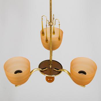 Paavo Tynell, taklampa modell 1461/3, Taito, 1930-tal.