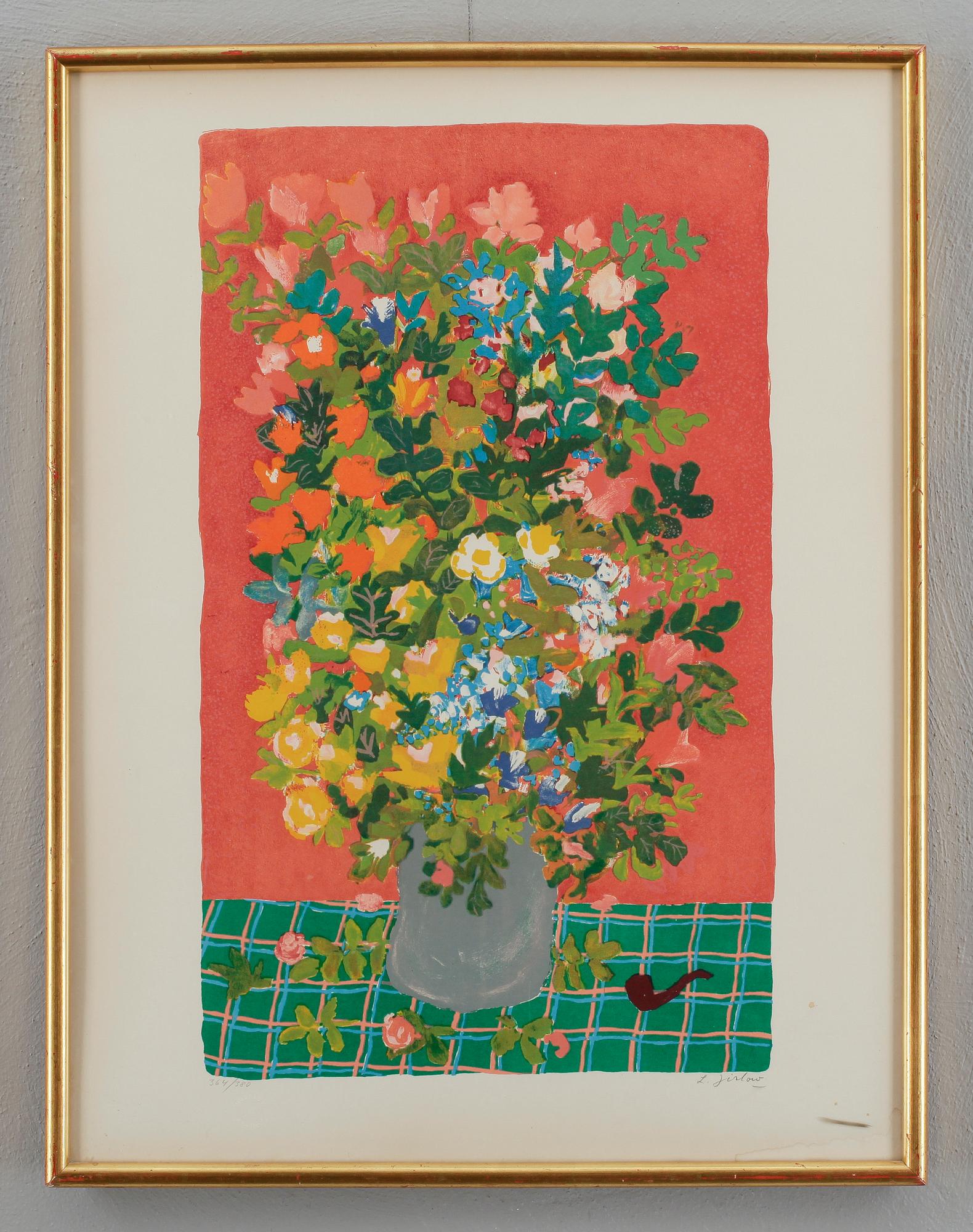 LENNART JIRLOW, färglitografi, signerad och numrerad 364/380.