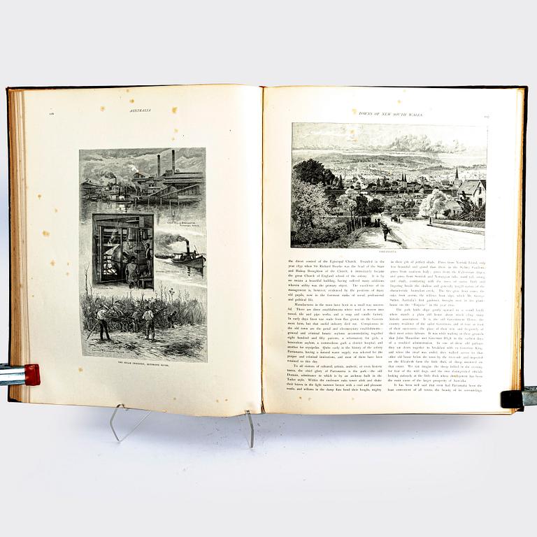 Andrew Garran 'Picturesque atlas of Australasia', 1st edition, 3 volume set, Sidney 1886-88.