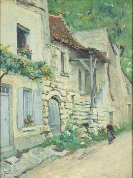 Ernest Marie Pernelle, French Town Street.