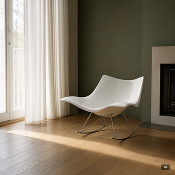 Thomas Pedersen, a 'Stingray' rocking chair, Fredericia, Denmark.