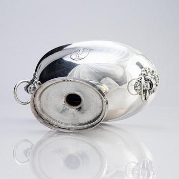 Simson Ryberg, uppsatsskål, silver, Stockholm 1796. Sengustaviansk.
