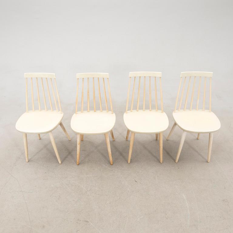 Yngve Ekström, chairs, 4 pcs, "Pinocchio", second half of the 20th century.