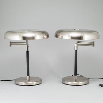 A pair of Ikea 'Grimsö' table lamps.