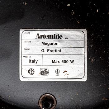 A 'Megaron' floor lamp by Gianfranco Frattini for Artemide, designed 1979.