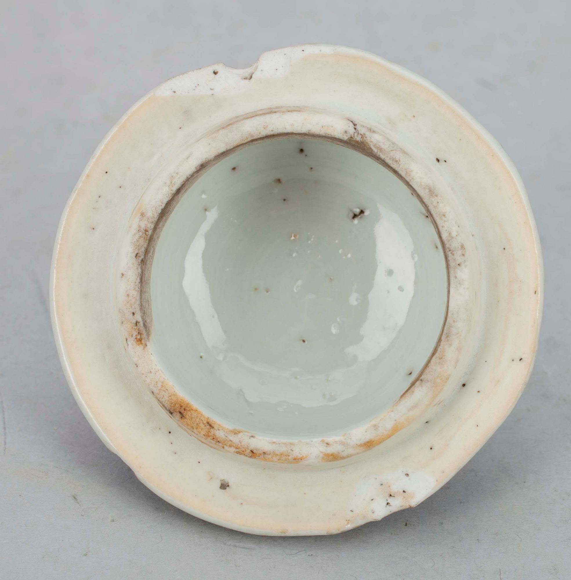 KANNA, porslin, Kangxi, tidigt 1700-tal. Kina.