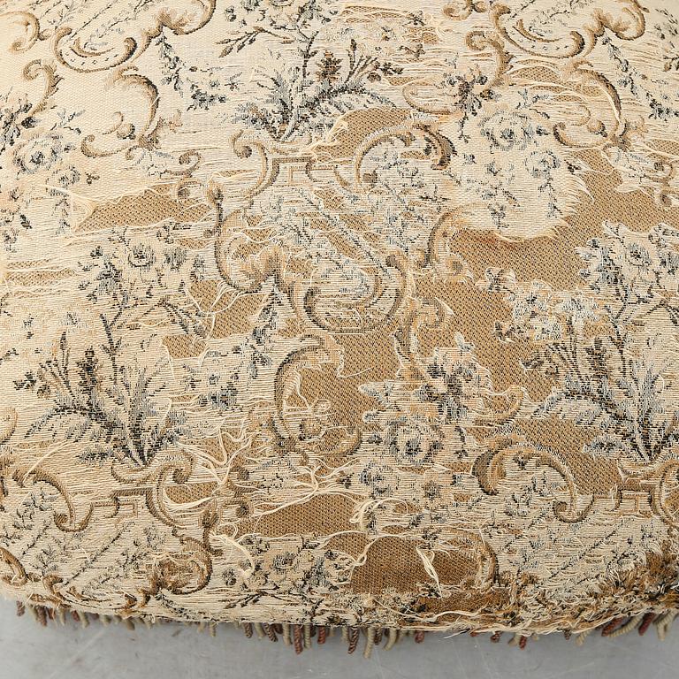 FÄSTMANSSOFFA, tapetserarstil, sent 1800-tal.