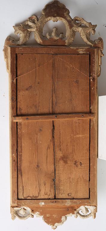 SPEGELAR, två mycket snarlika, av Johan Åkerblad  (mästare i Stockholm 1758-1799). Rokoko/Gustavianska.