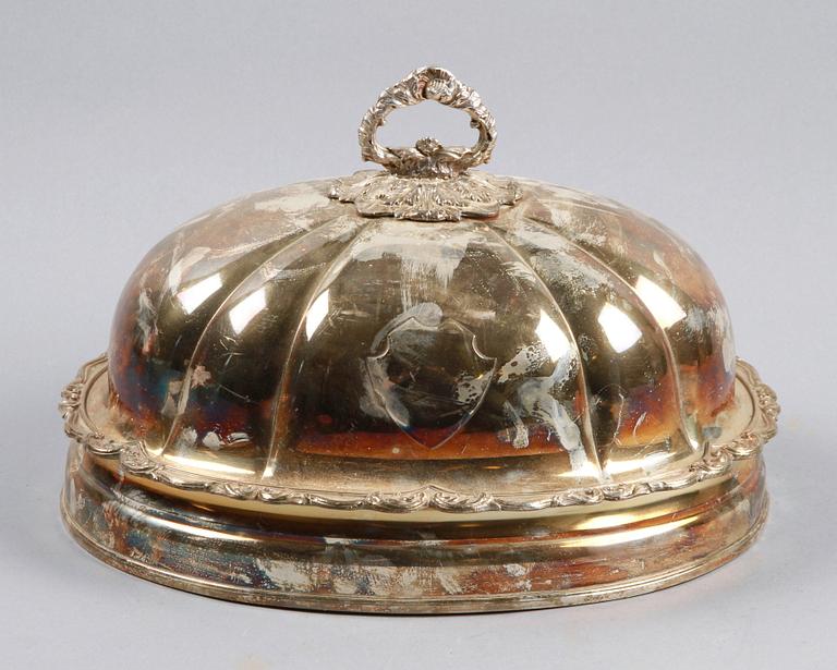 SERVERINGSHUV, nysilver, rokokostil 1900-tal.