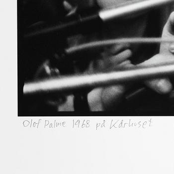 Carl Johan De Geer, "Olof Palme 1968 på Kårhuset".