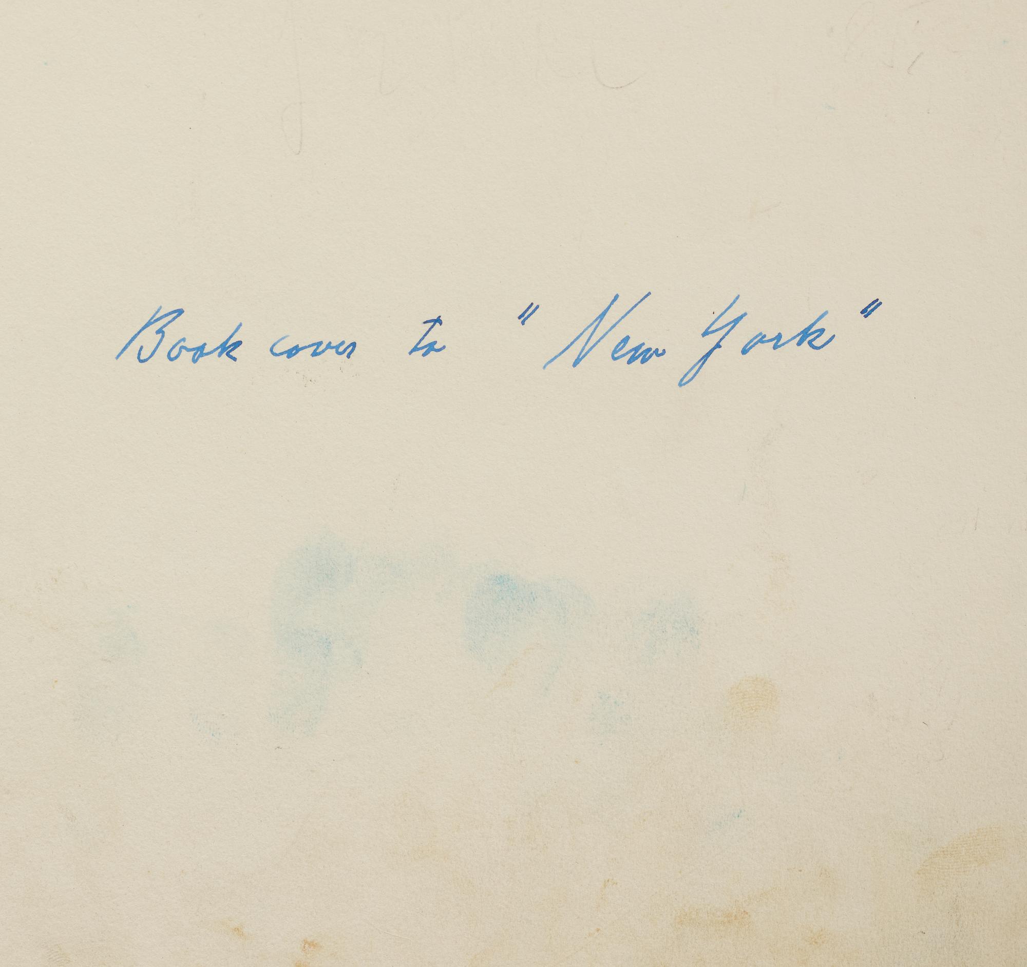 Adolf Hallman, mixed media on paper panel, signed.