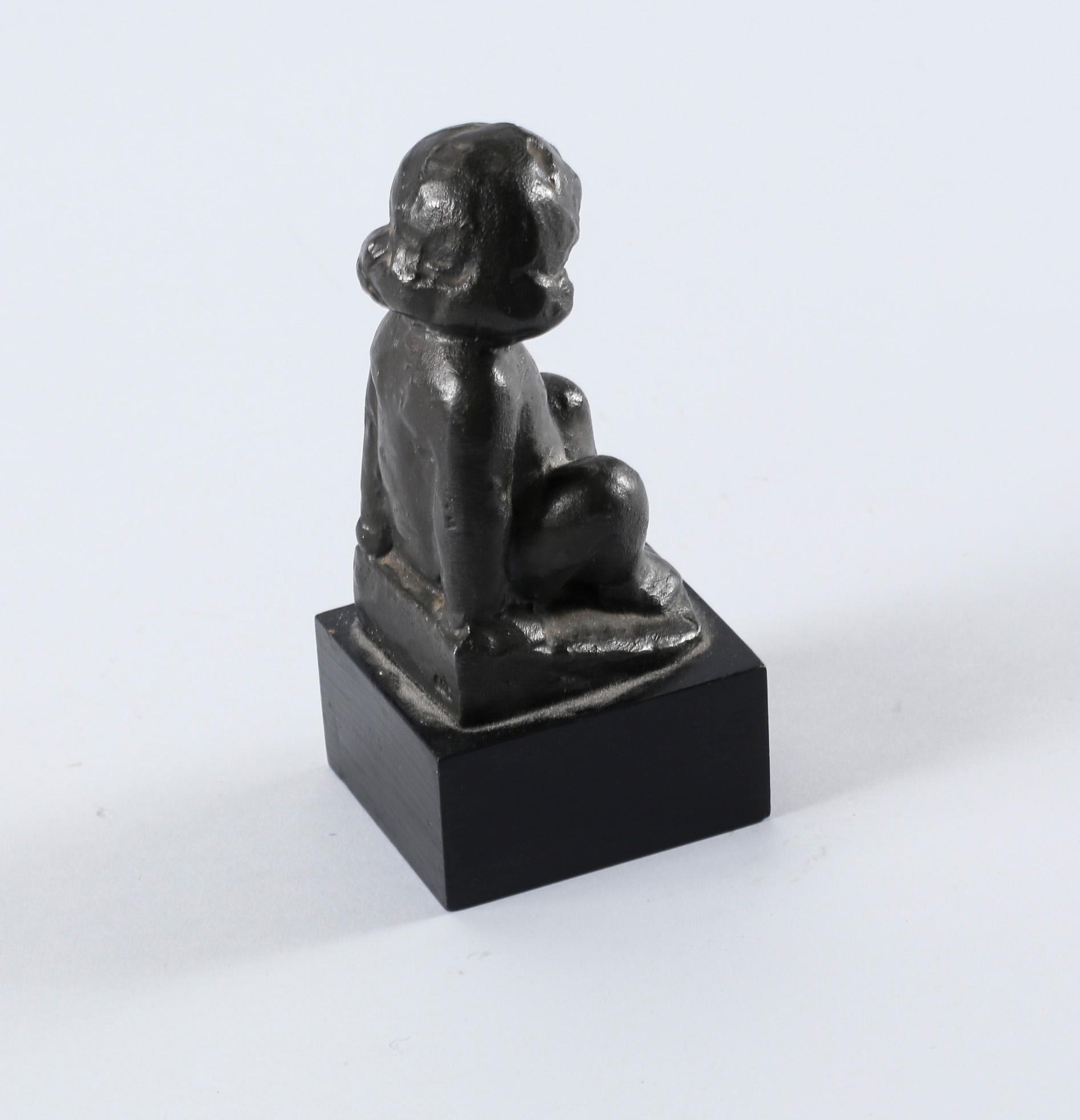 CARL-EINAR BORGSTRÖM, skulptur, brons.