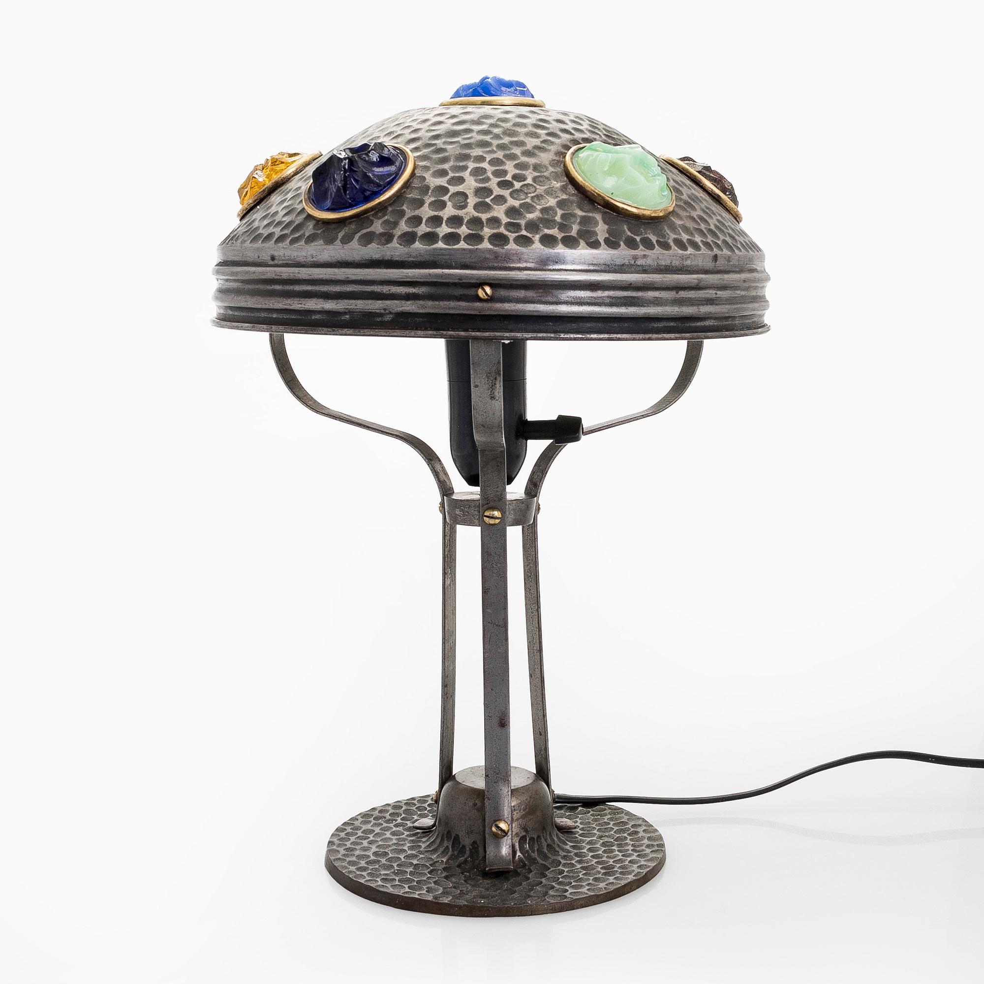 Bordslampa, 1900-talets början.